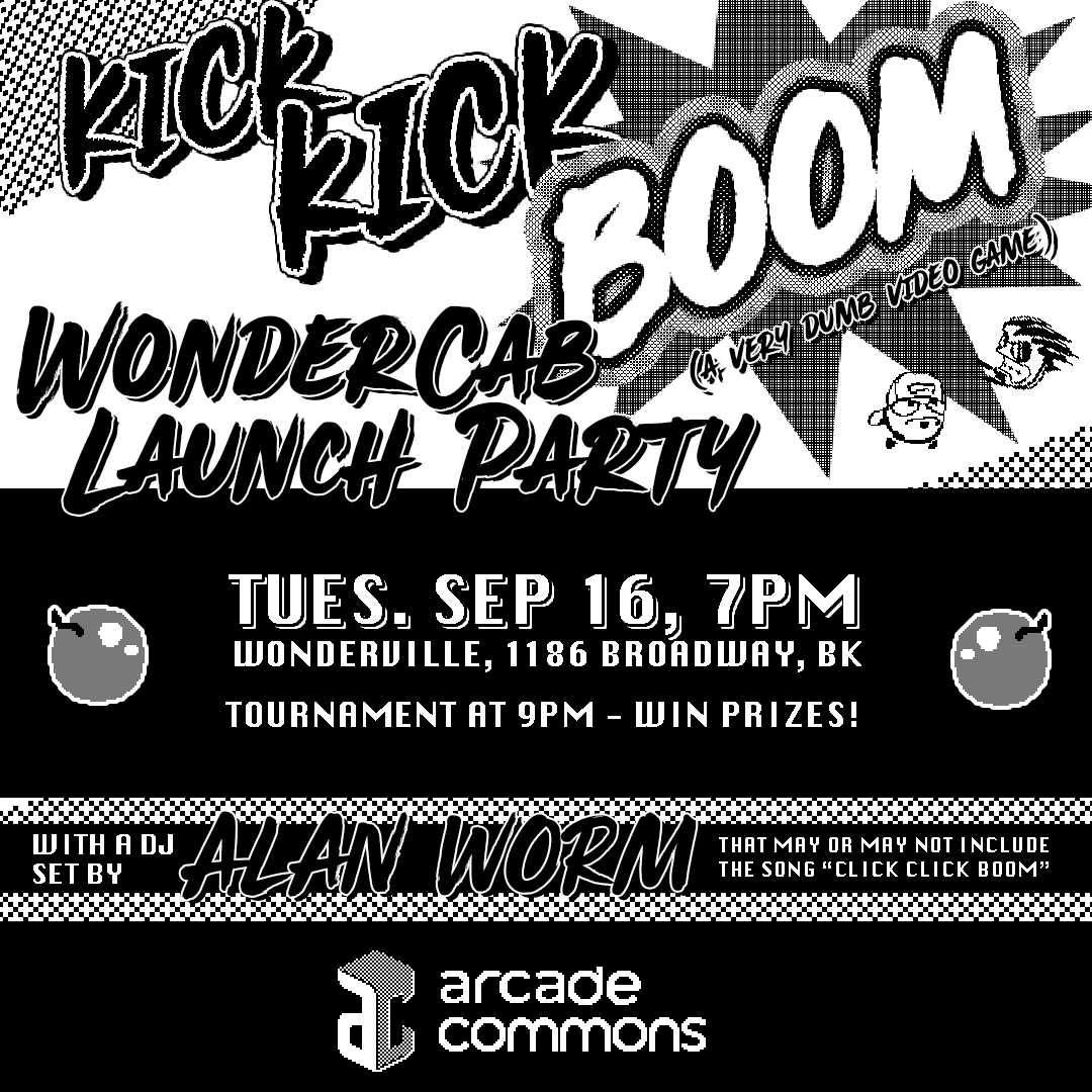 Kick Kick Boom Wondercab Launch Party — WONDERVILLE
